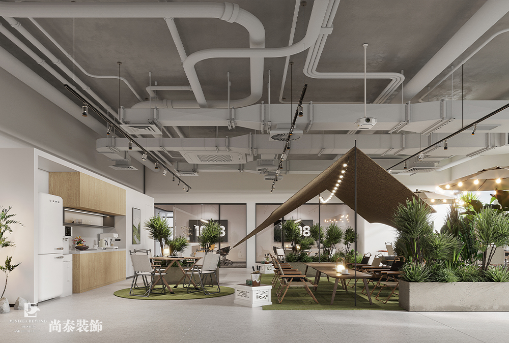 辦公室裝修設(shè)計(jì):1200平米智能科技公司深圳寫(xiě)字樓辦公室裝修設(shè)計(jì)案例