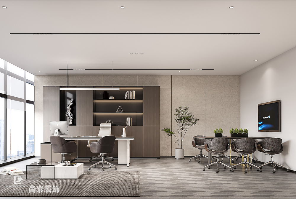 辦公室裝修設(shè)計(jì):1200平米智能科技公司深圳寫(xiě)字樓辦公室裝修設(shè)計(jì)案例