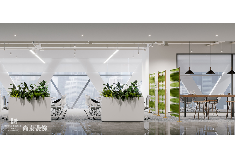 辦公室裝修設(shè)計(jì):1200平米智能科技公司深圳寫(xiě)字樓辦公室裝修設(shè)計(jì)案例