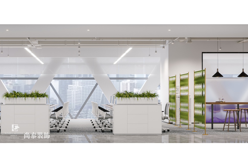 辦公室裝修設(shè)計(jì):1200平米智能科技公司深圳寫(xiě)字樓辦公室裝修設(shè)計(jì)案例
