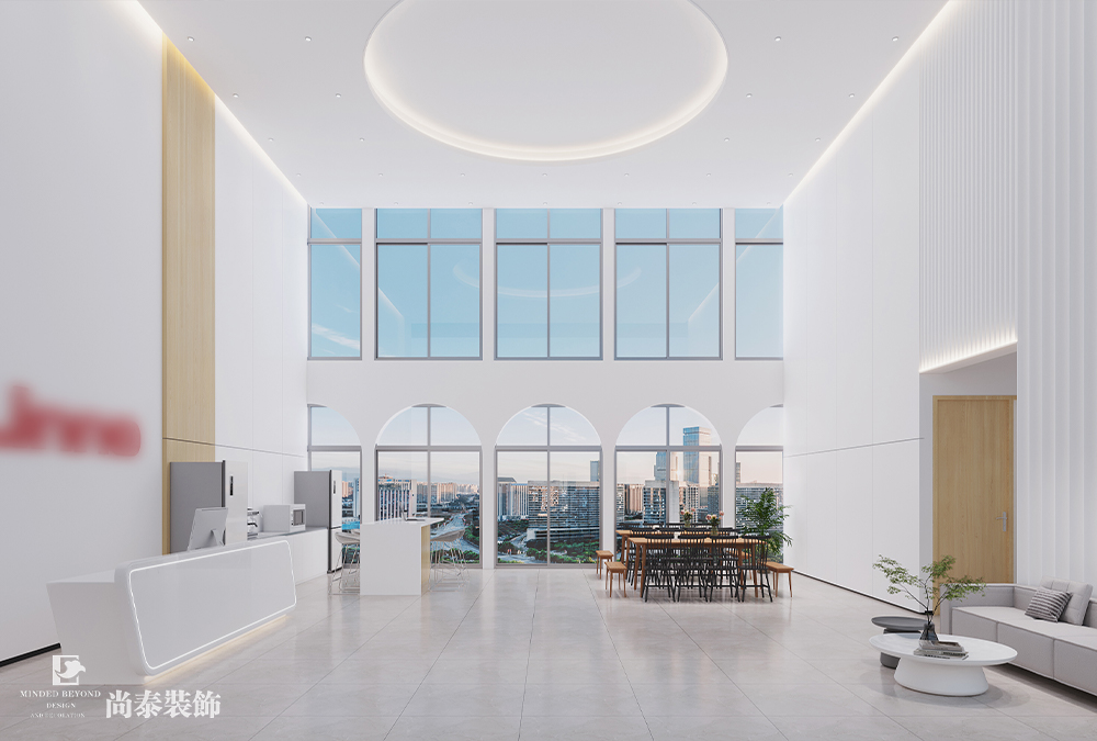 辦公室設(shè)計(jì)：深圳汽車用品公司萬融大廈700平米辦公室裝修設(shè)計(jì)案例