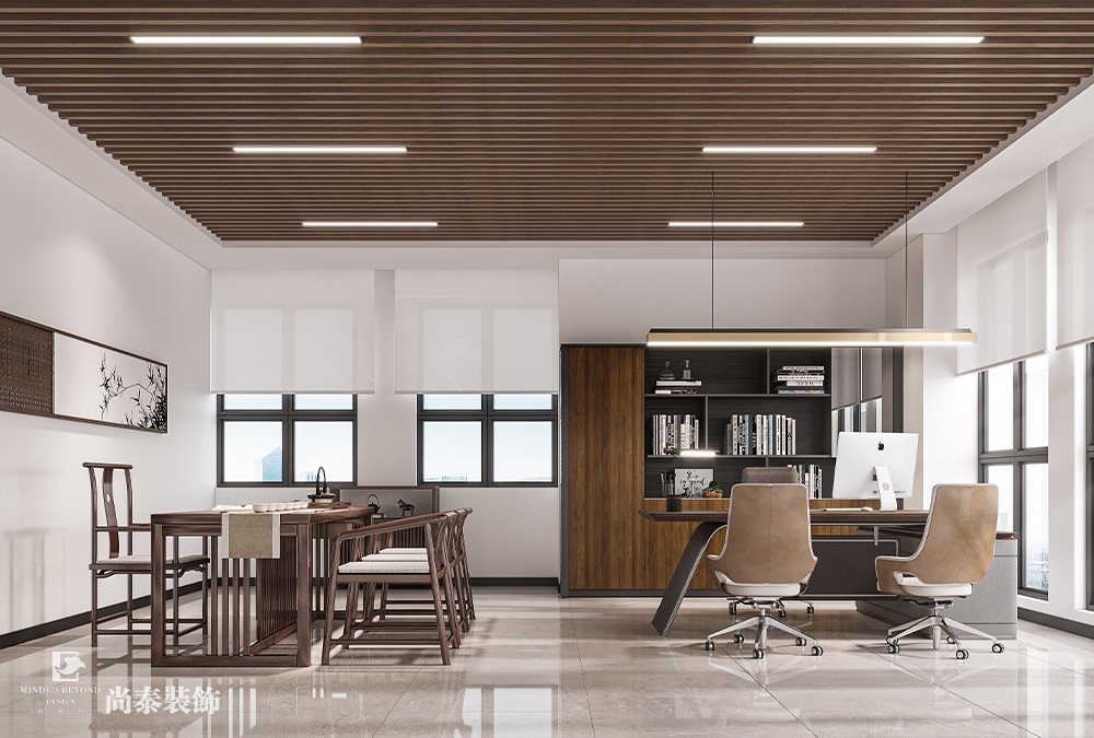 深圳龍崗辦公室設(shè)計(jì)案例:250平米機(jī)械電子公司