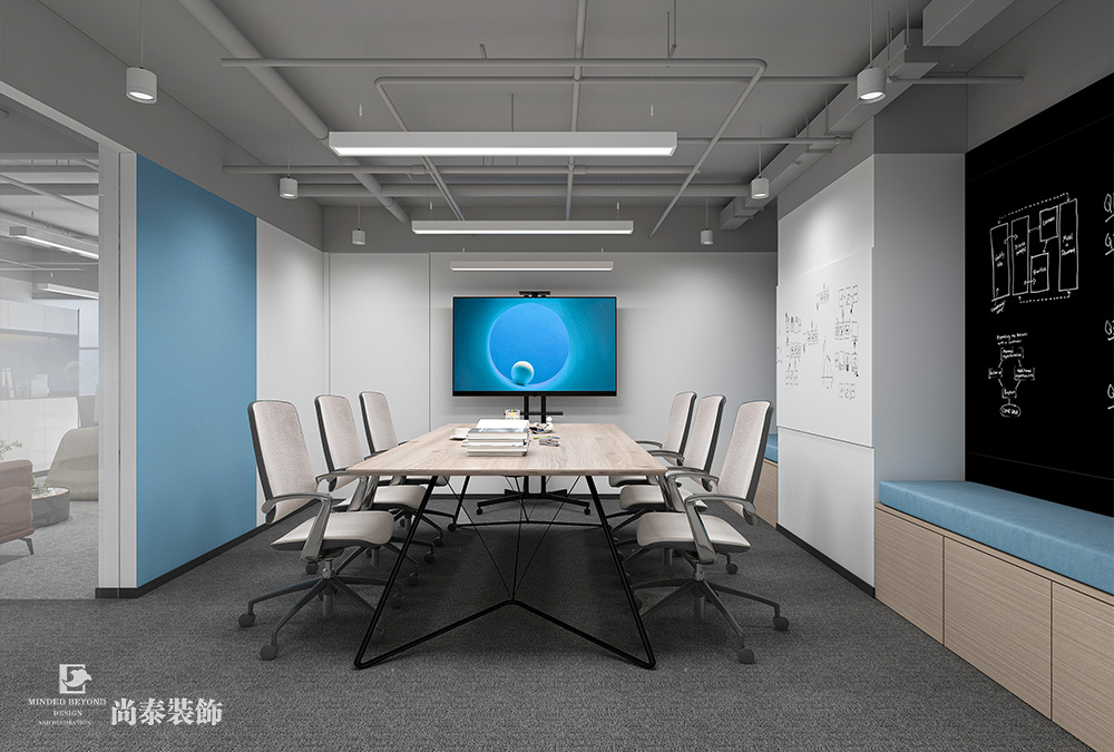 深圳南山方大城寫字樓700平米科技公司辦公室裝修設(shè)計(jì)案例
