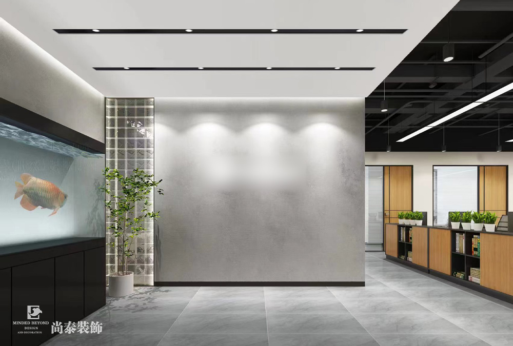 深圳南山智谷200平米電子電商公司寫字樓辦公室裝修設(shè)計案例