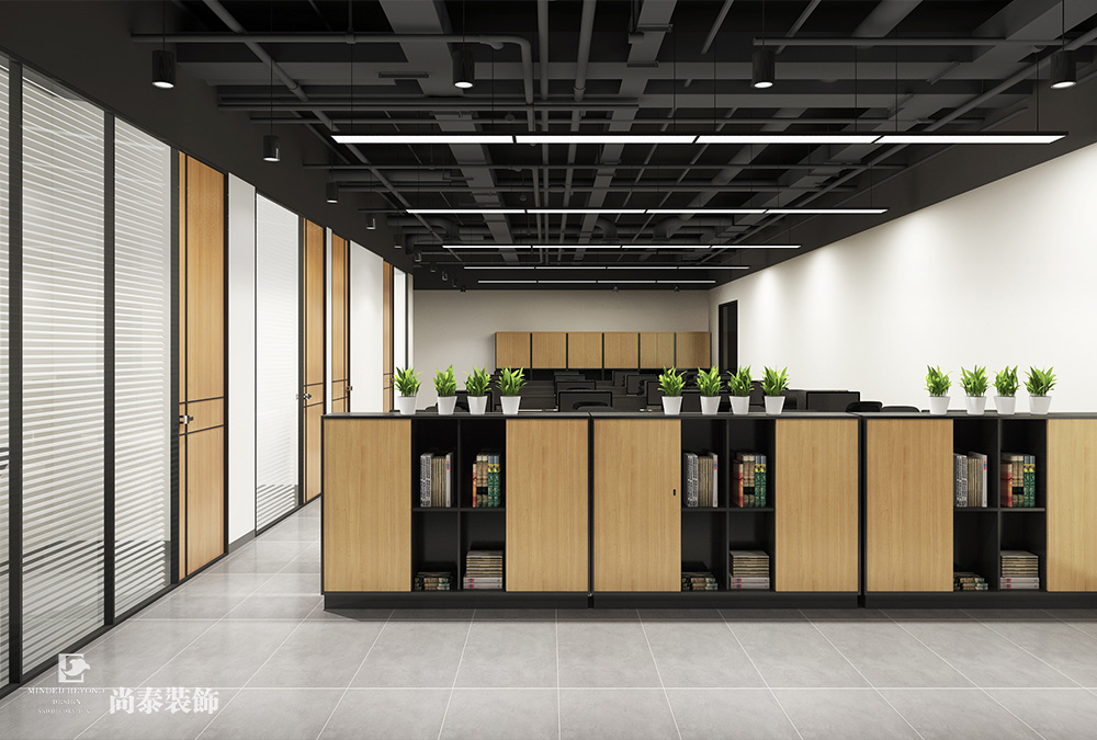 深圳南山智谷200平米電子電商公司寫字樓辦公室裝修設(shè)計案例