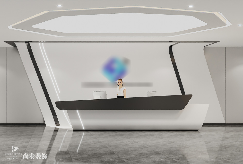 2100平米芯片研發(fā)設(shè)計(jì)公司深圳南山同方信息港寫(xiě)字樓辦公室裝修設(shè)計(jì)