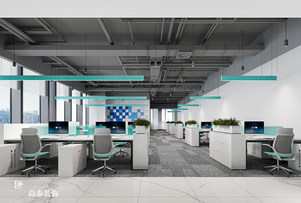 700平米信息科技公司深圳南山陽光保險大廈寫字樓辦公室裝修設(shè)計案例