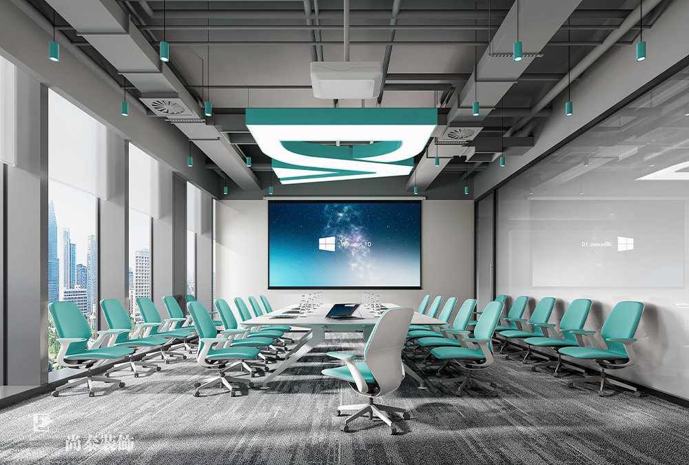 700平米信息科技公司深圳南山陽光保險大廈寫字樓辦公室裝修設(shè)計案例