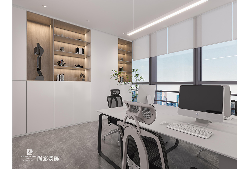 350平米環(huán)保節(jié)能科技公司深圳南山智谷寫字樓辦公室裝修設計